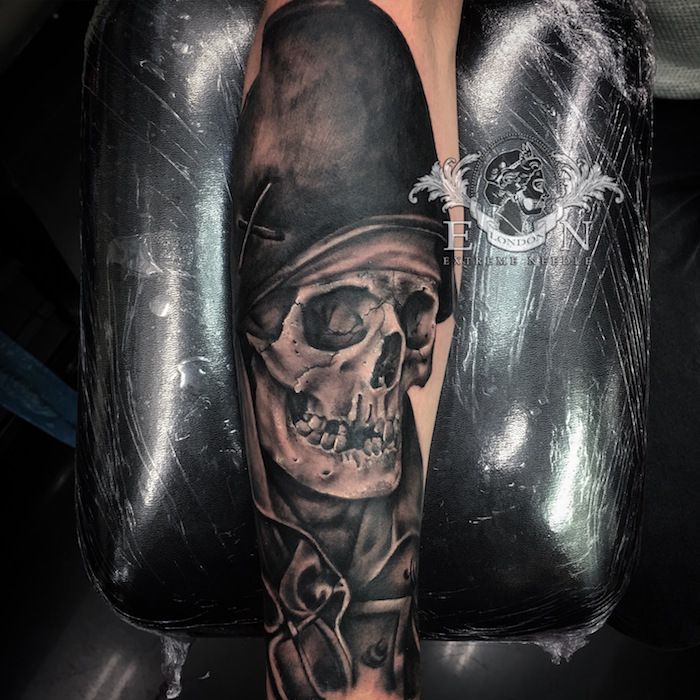 Pirate Skull Tattoo