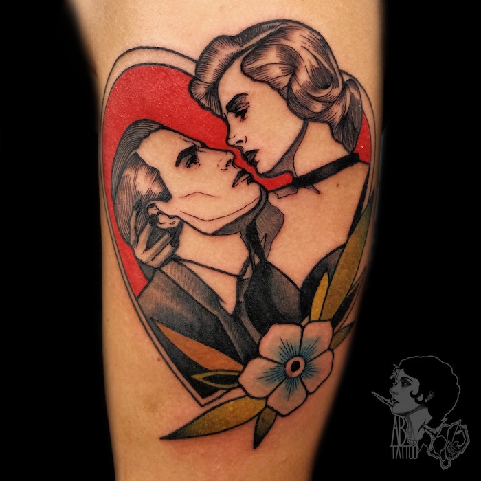 Heart and Love Tattoo
