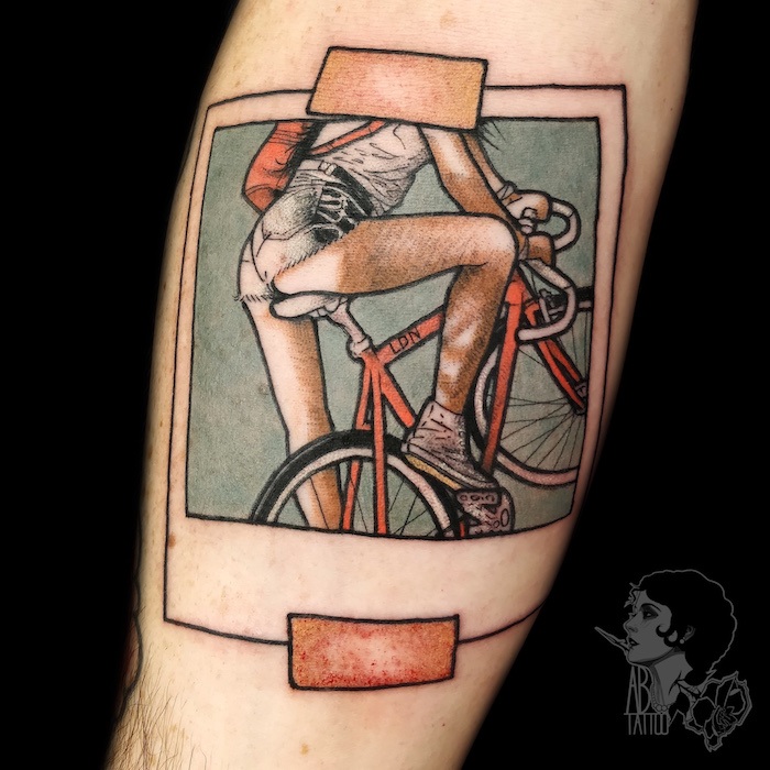 Polaroid Photo Tattoo