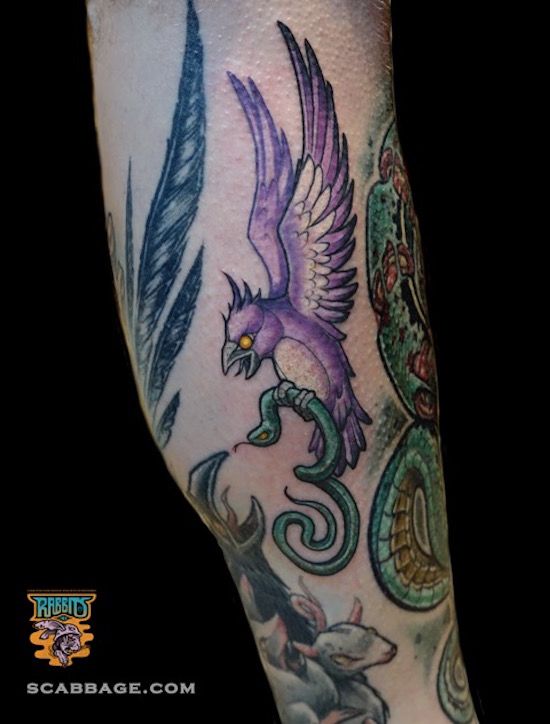 birdie tattoo