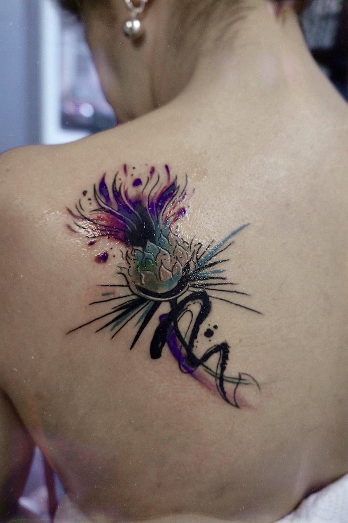 Flowers Branches Tattoo